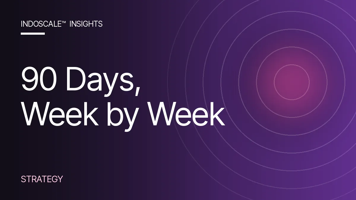 Anatomy of a 90-Day Indonesia Market Validation, Week by Week
