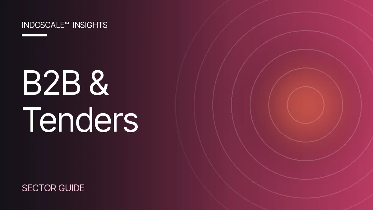 B2B Market Entry in Indonesia: Relationships, Tenders and Getting Paid