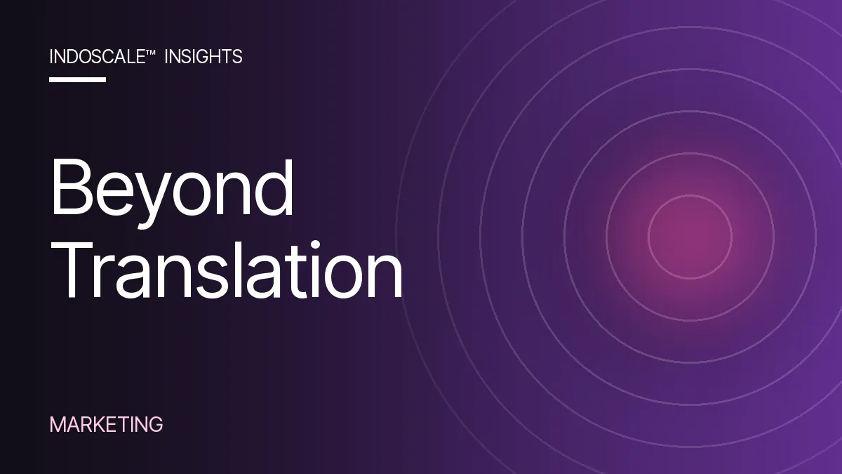 Beyond Translation: Localising Your Singapore Brand for Indonesian Shoppers