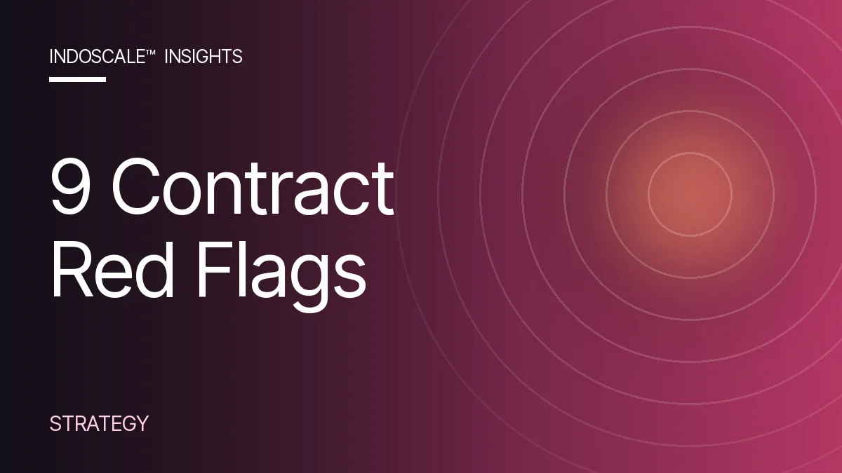 9 Red Flags in Indonesian Distributor Agreements