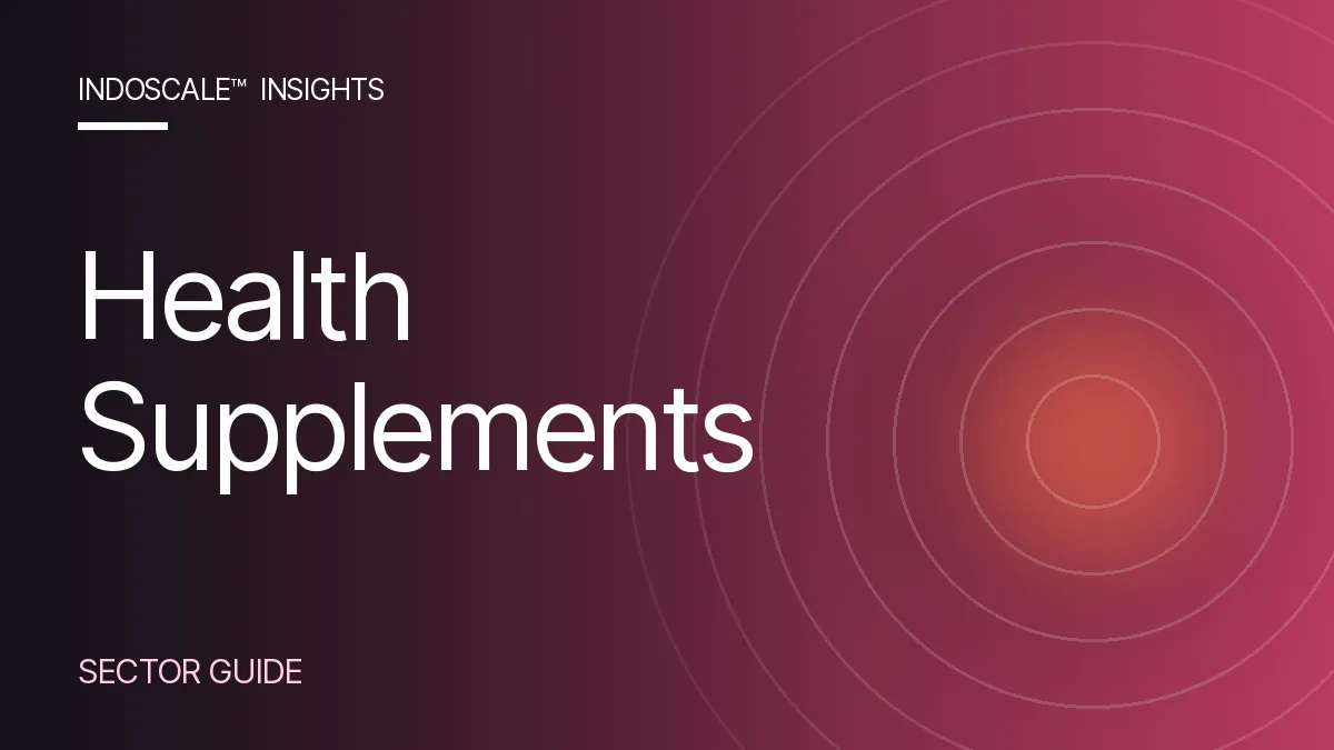 Selling Health Supplements in Indonesia: A US$3 Billion Opportunity With Rules