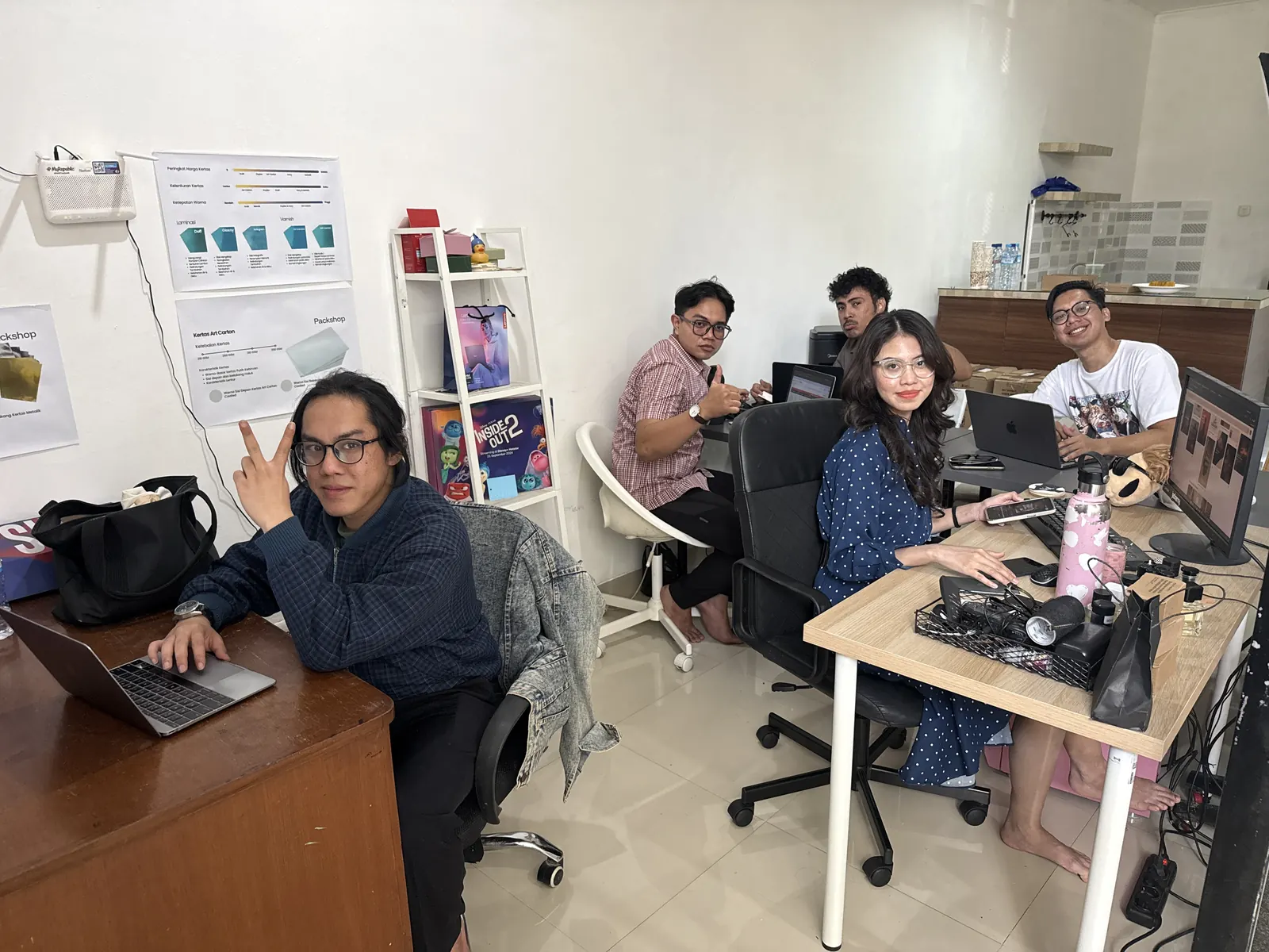 Indoscale's Jakarta execution team working from the Indonesia office